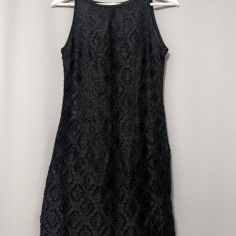 Alchemy New York dress - Black lace overlay - size 2